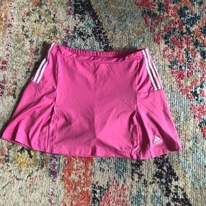 Adidas pink tennis skirt